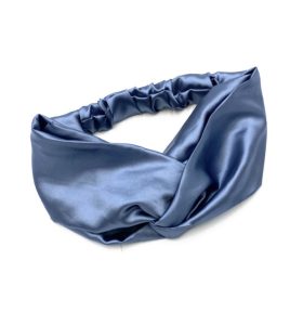 Silk Headband- Grey