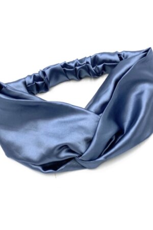 Silk Headband- Grey