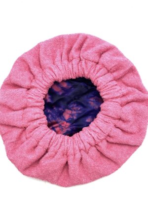 Microfiber Towel Bonnet – Pink