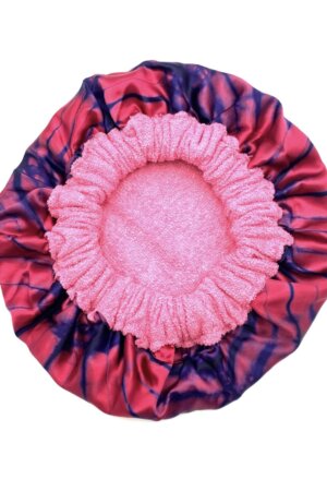 Microfiber Towel Bonnet – Pink