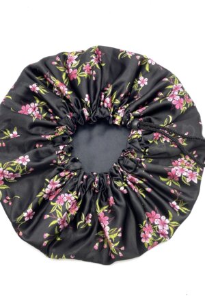 Silk Reversible Drawstring Bonnet