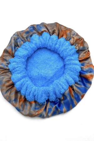 Microfiber Towel Bonnet – Blue