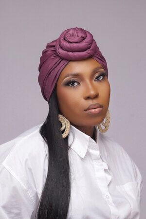 Olive Satin Lined Pretied Headwrap