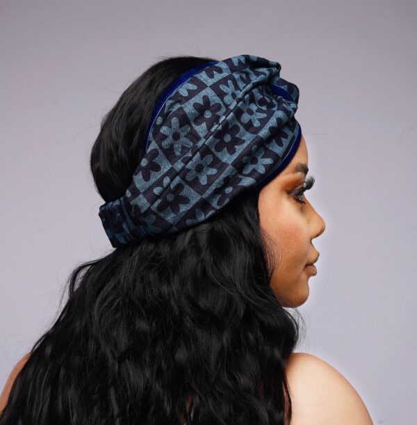 Flora Demin Headband - Image 3