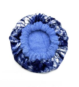 Microfiber Towel Bonnet - Blue