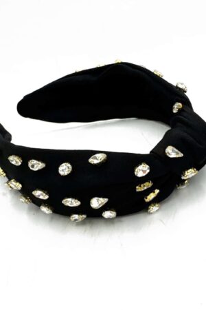 Yankee Black Embelished Headband