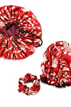Mum & Mini Silk Reversible Bonnet- Warm