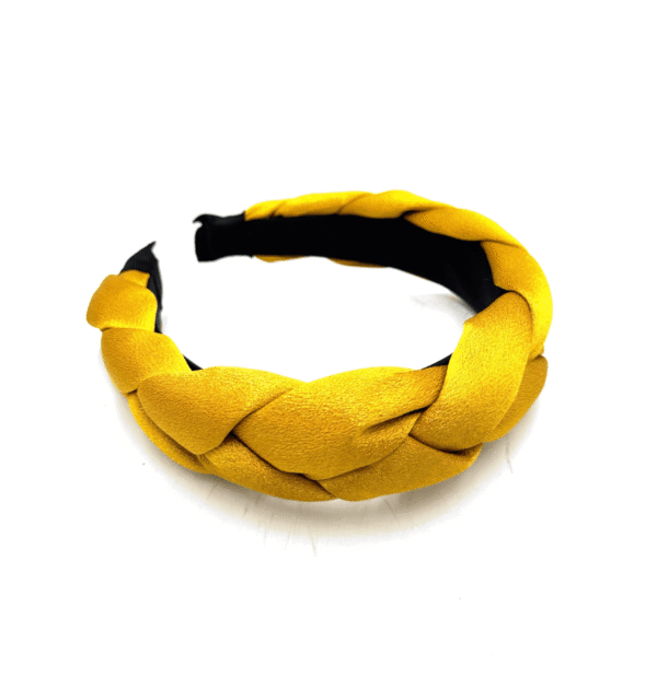 Mustard Pleat Headband