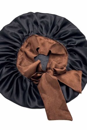 Black & Brown Band Bonnet