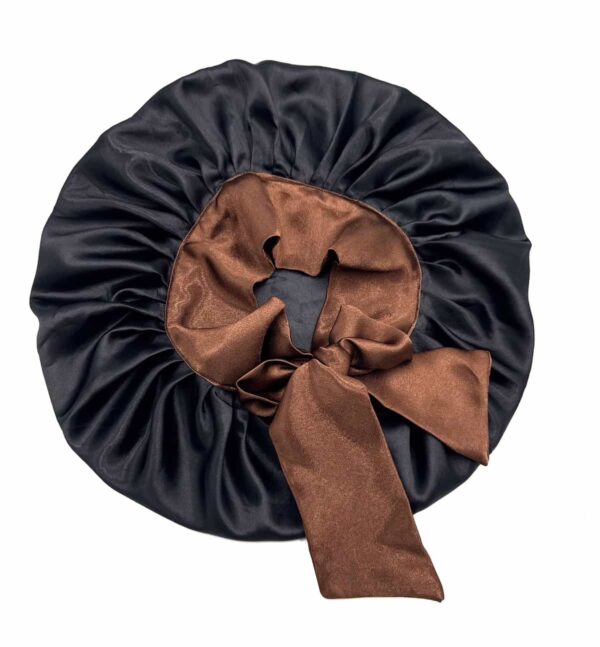 Black & Brown Band Bonnet