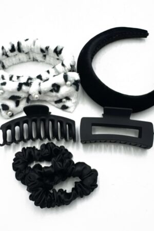 Hair Accessory Bundle – Black